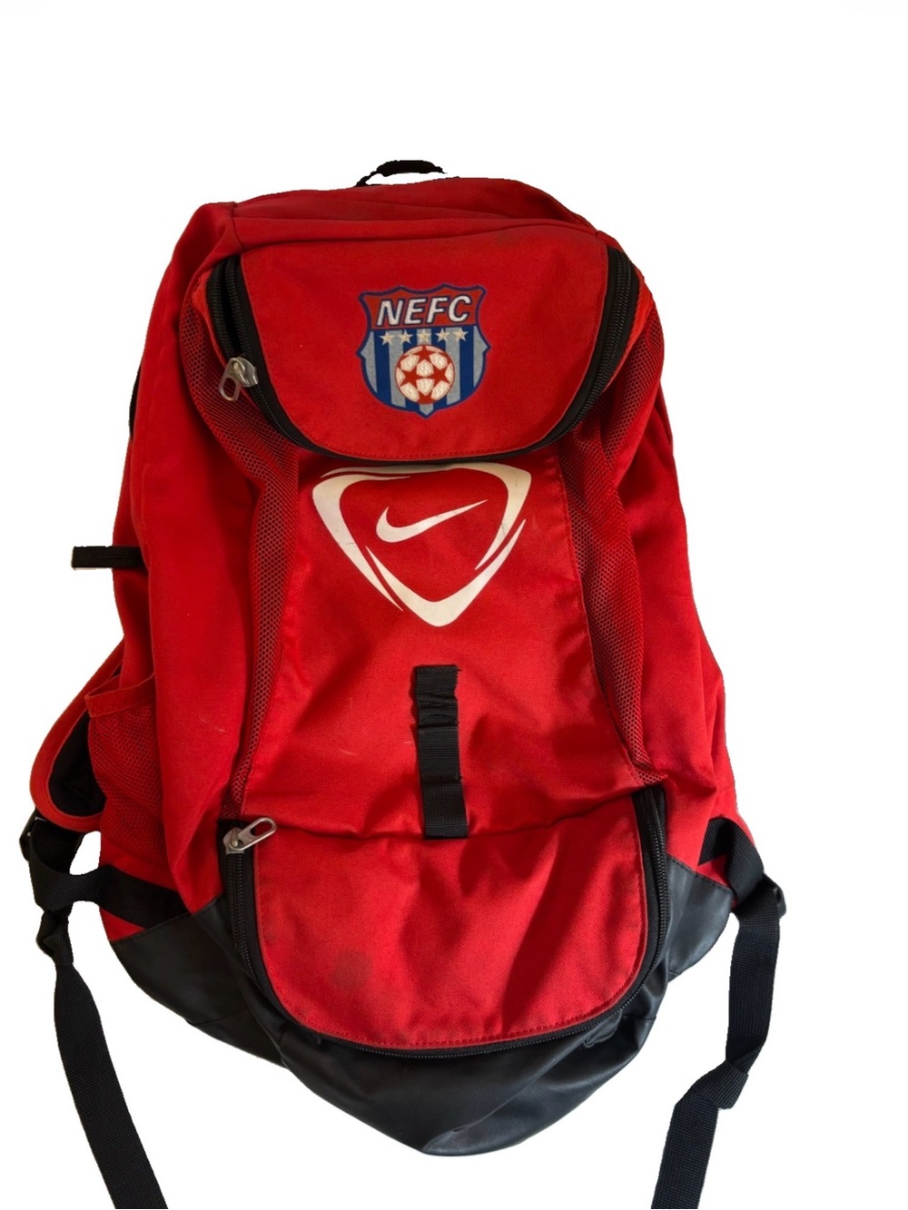 Nike Red kids Backpack with NEFC Crest